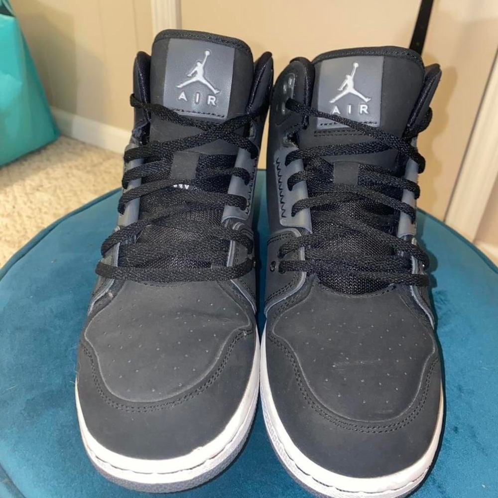 Nike Air Jordan Air 1 Flight 2 Black/white Size 7Y - Picture 3 of 5